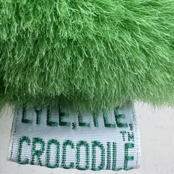 Vintage Lyle Lyle Green Crocodile Plush Hand Puppet 1991 Gund Bernard Waber - Picture 5 of 6